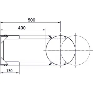 Prodmax | Prestaviteľná objímka 400-500 ø200 mm nerez NT18/D/200