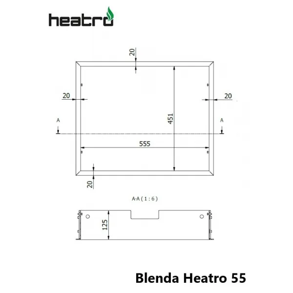 Rámik HEATRO 55