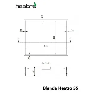 Rámik HEATRO 55