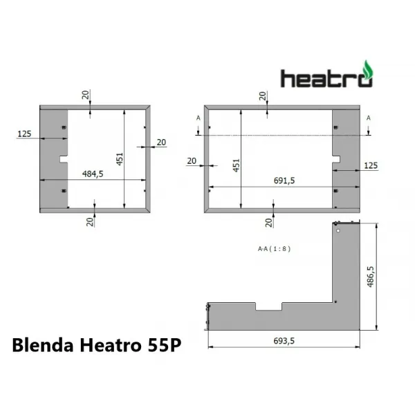 Rámik HEATRO 55P