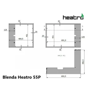 Rámik HEATRO 55P