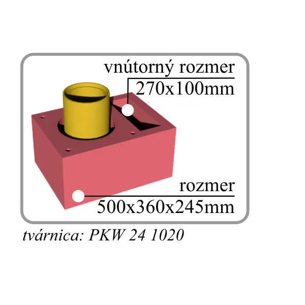 CJ Blok Komín výška 6,96m/uhol 45°/priemer Ø200mm - Komínový systém ENERGO KERAMIC s vetracou šachtou ENERGO 200 45 6,96