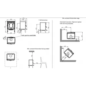 Jotul F 200 BP čierny lak
