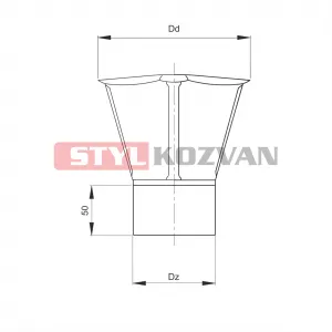 Prodmax | Strieška ø80 mm nerez kondenz NK14/80