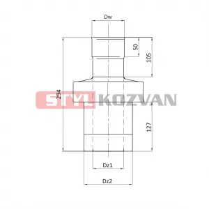 Prodmax | Ukončenie horné ø100/150 mm nerez kondenz NDK06/100/150