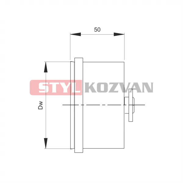 Prodmax | Záslepka ø80 mm nerez kondenz NK20/80