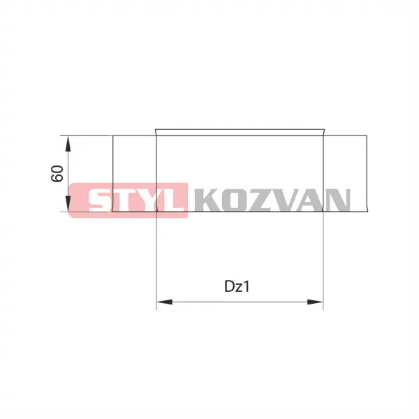 Prodmax | Ukončenie izolácie - horné ø150/ø220 mm nerez NT16/150/220