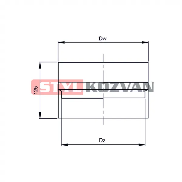 Prodmax Dymovody | Hrdlo s odtokom kondenzu ø150 mm dymovod hrúbka 2mm OJ24/150