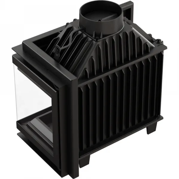 Kratki SIMPLE M/S 8 BS pravé presklenie - krbová vložka SIMPLE/M/S/P/BS