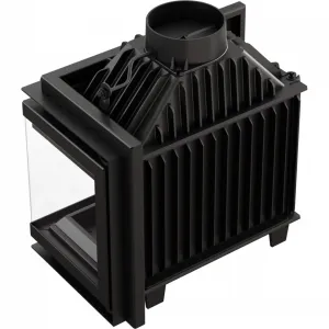 Kratki SIMPLE M/S 8 BS pravé presklenie - krbová vložka SIMPLE/M/S/P/BS
