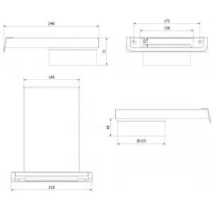 Externý prívod vzduchu pre krbové vložky KRATKI 125 mm
