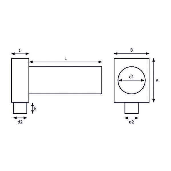 Prodmax | Distribučný box s 1 vývodom 1x75 mm/100 mm SK 1x75/100