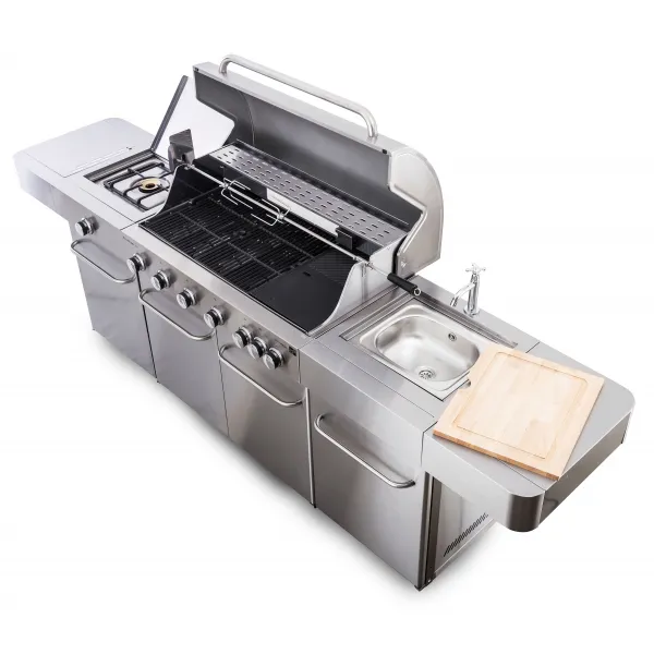 Plynový gril G21 Nevada, BBQ kuchyňa Premium Line 7 horákov + zadarmo redukčný ventil