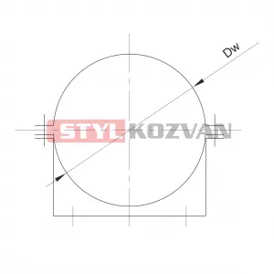Prodmax | Objímka na stenu ø80 mm nerez NJ33/80