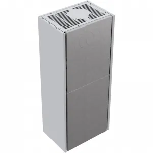 Kratki SIMPLE 8 BS biele, ľavé presklenie s obstavbou - designový krb SIMPLE/BOX/L/S/BIANCO