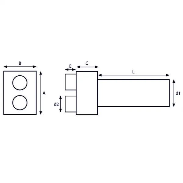 Prodmax | Distribučný box ZN 2x75/125 piamy SK 2x75/125P