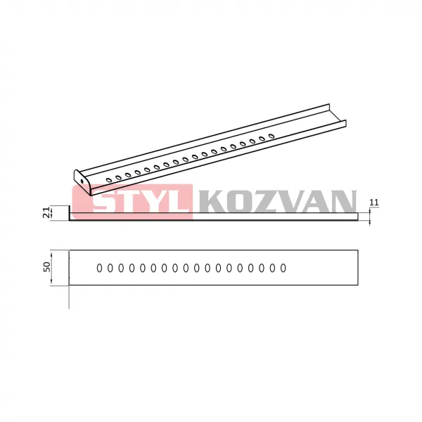 Prodmax | Podpera na koleno s podstavou nerez kondenz NK26