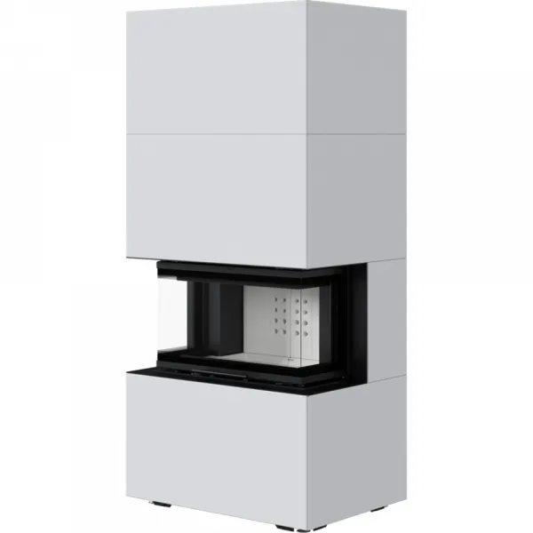 Kratki NBC 7 s obstavbou HOME EASY BOX, biela - designový krb HOME/EASY/BOX/BIANCO