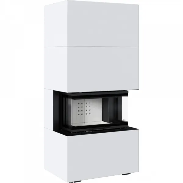 Kratki NBC 7 s obstavbou HOME EASY BOX, biela - designový krb HOME/EASY/BOX/BIANCO