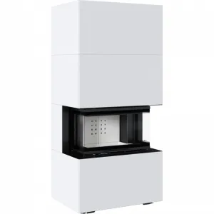 Kratki NBC 7 s obstavbou HOME EASY BOX, biela - designový krb HOME/EASY/BOX/BIANCO