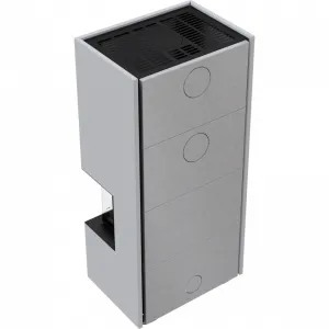 Kratki NBC 7 s obstavbou HOME EASY BOX, biela - designový krb HOME/EASY/BOX/BIANCO