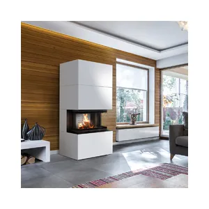 Kratki NBC 7 s obstavbou HOME EASY BOX, biela - designový krb HOME/EASY/BOX/BIANCO