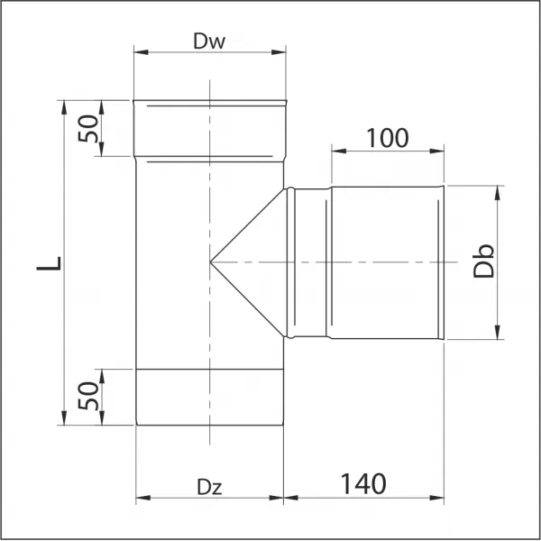 Prodmax | Dvierkový diel okrúhly ø200 mm nerez NJ06/200