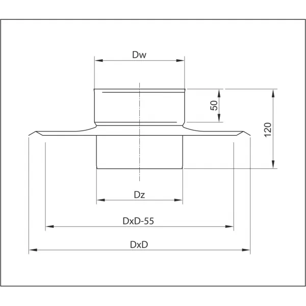 Prodmax | Komínová doska ø100 mm nerez NJ11/100