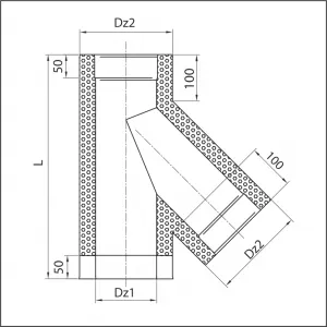 Prodmax | Sopúch ø150/ø220 mm nerez - 45° NT05/150/220
