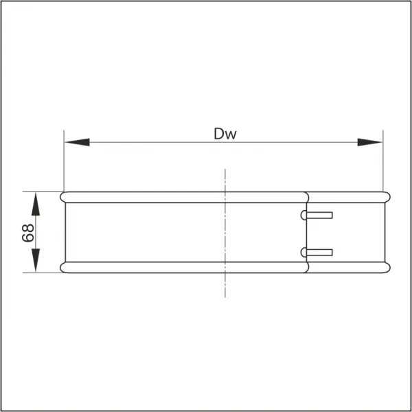 Prodmax | Spona ø220 mm nerez NT17/150/220