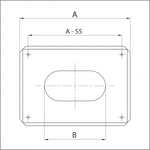 Prodmax | Komínová doska krátka ovál 120/200 mm NO10/120/200