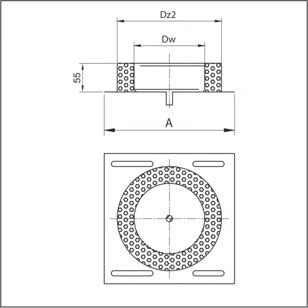 Prodmax | Kondenzačná ímka s podstavou ø150/ø220 mm nerez NT10/150/220