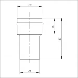 Redukcia ø80/120 mm oceľ OPJ14/80/120