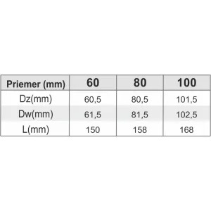 Prodmax | Koleno 90° s podperou ø80 mm nerez kondenz NK06/80