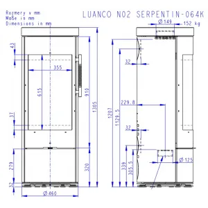 ROMOTOP LUANCO N 02 kameň - krbové kachle