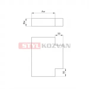 Prodmax | Koleno T kanál 200x90 PK05/200x90