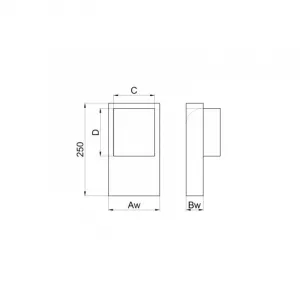 Prodmax | Prechod kanál / ø 125 90° kanál 200x90