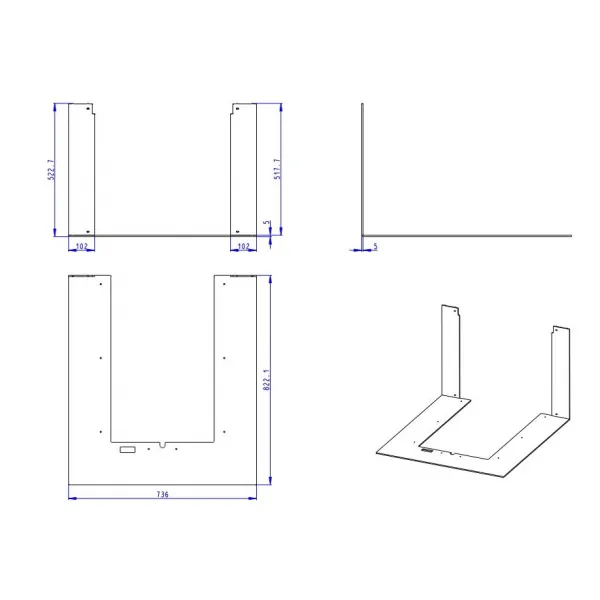 RÁM HU3LF RAM14 nosný - ROMOTOP