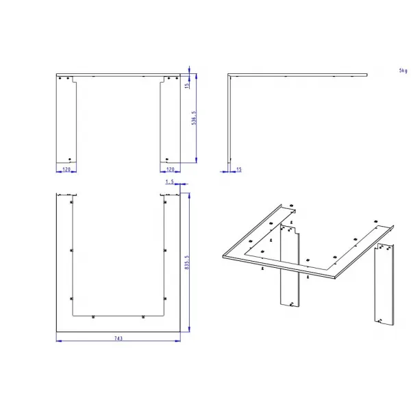 RÁMIK HU3LF RAM11 krycí - ROMOTOP