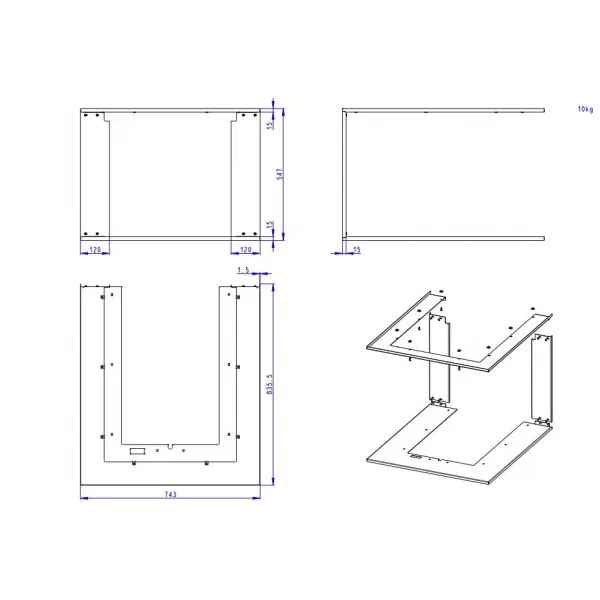 RÁMIK HU3LF RAM12 krycí - ROMOTOP