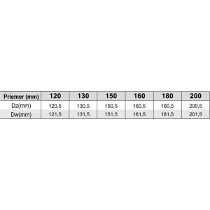 Prodmax Dymovody | Koleno 45° nast. ø150 mm - dymovod hrúbka 2mm OJ11/150