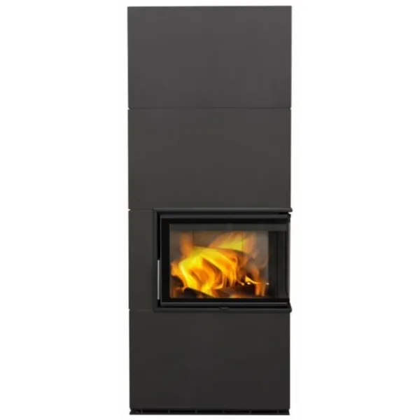 Romotop SOLID R - kachľový krb - Vyústenie dymovodu Horné, Keramika Romotop Silver (54505) SOLXDHRK 10