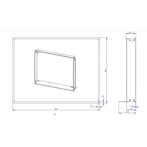 RÁMIK H3LJ RAM12 krycí - ROMOTOP