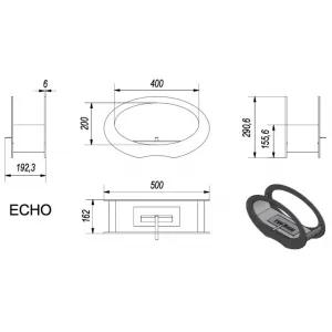 Kratki Echo čierny - biokrb