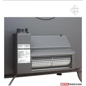 Kratki Koza K8 TURBOFAN - liatinové kachle