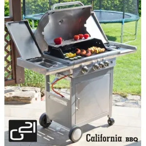 Plynový gril G21 California BBQ Premium line, 4 horáky + redukčný ventil zadarmo