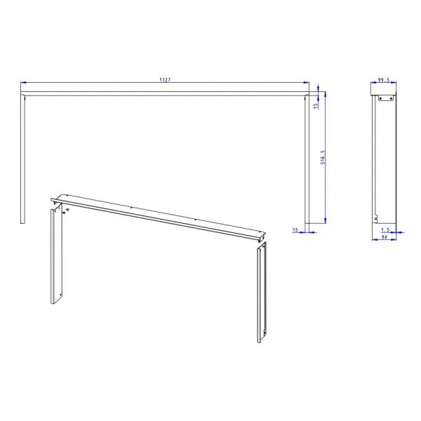 RÁMIK H3LG RAM11 krycí - ROMOTOP