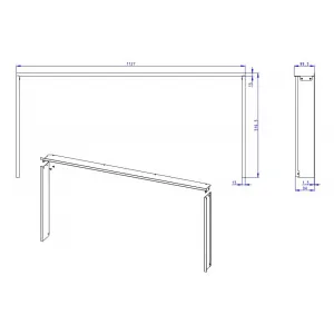 RÁMIK H3LG RAM11 krycí - ROMOTOP