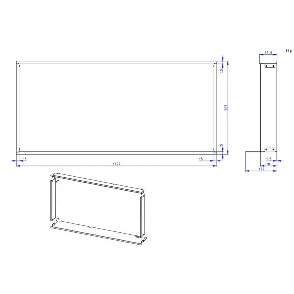 RÁMIK H3LG RAM12 krycí - ROMOTOP