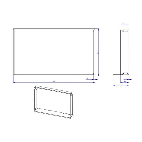 RÁMIK H3LF RAM12 krycí - ROMOTOP